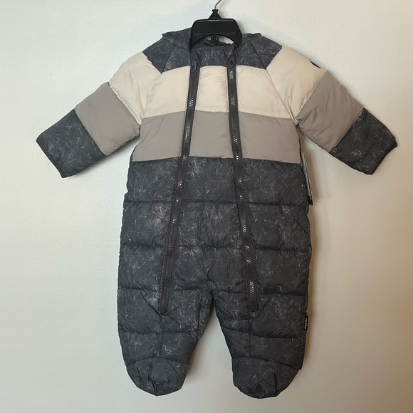 Volcom Hooded Fleece Lined Baby Snowsuit NWT - Picture 2 of 14